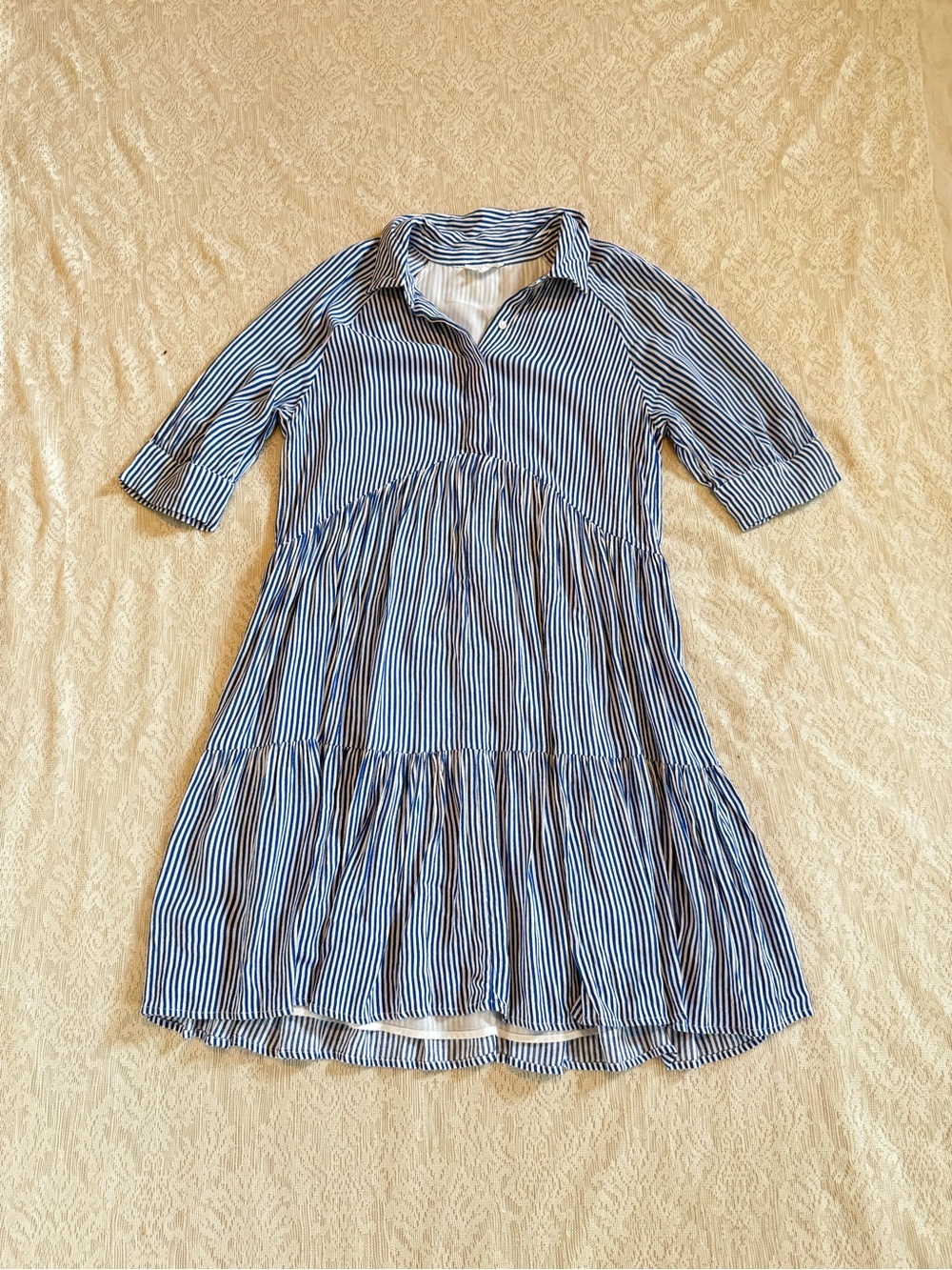 A loves A striped collared shirt dress - Picture 2 of 11